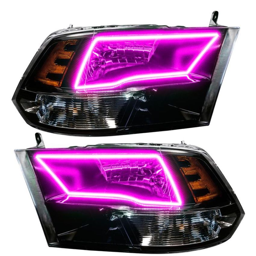 Oracle Lighting 8906-334 Pre-Assembled ColorSHIFT(tm) w/SWITCHBACK Halo Headlights - Black Housing