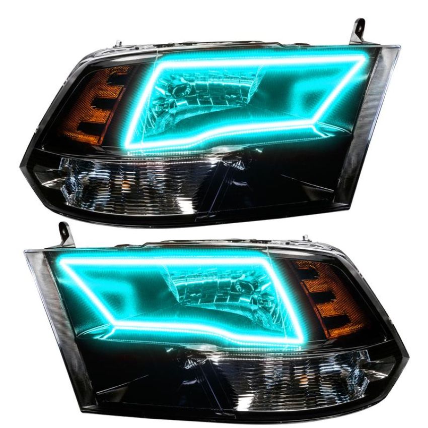 Oracle Lighting 8906-334 Pre-Assembled ColorSHIFT(tm) w/SWITCHBACK Halo Headlights - Black Housing