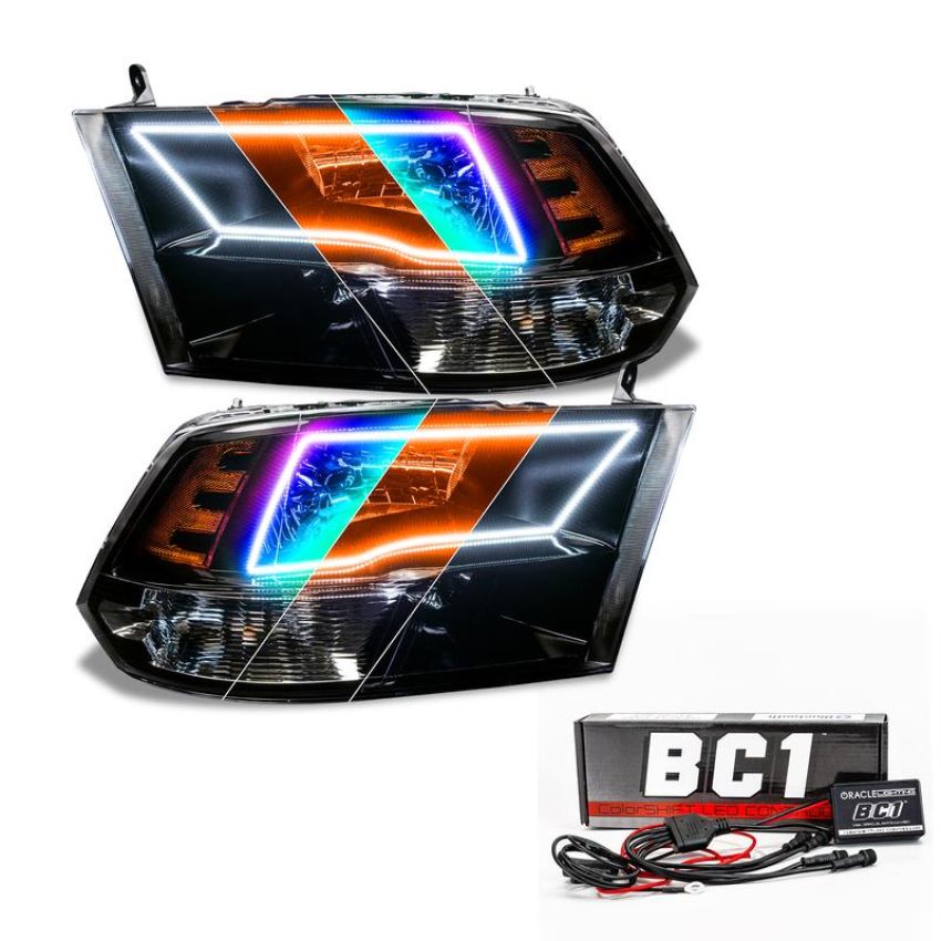 Oracle Lighting 8906-335 Pre-Assembled ColorSHIFT(tm) w/SWITCHBACK Halo Headlights - Black Housing