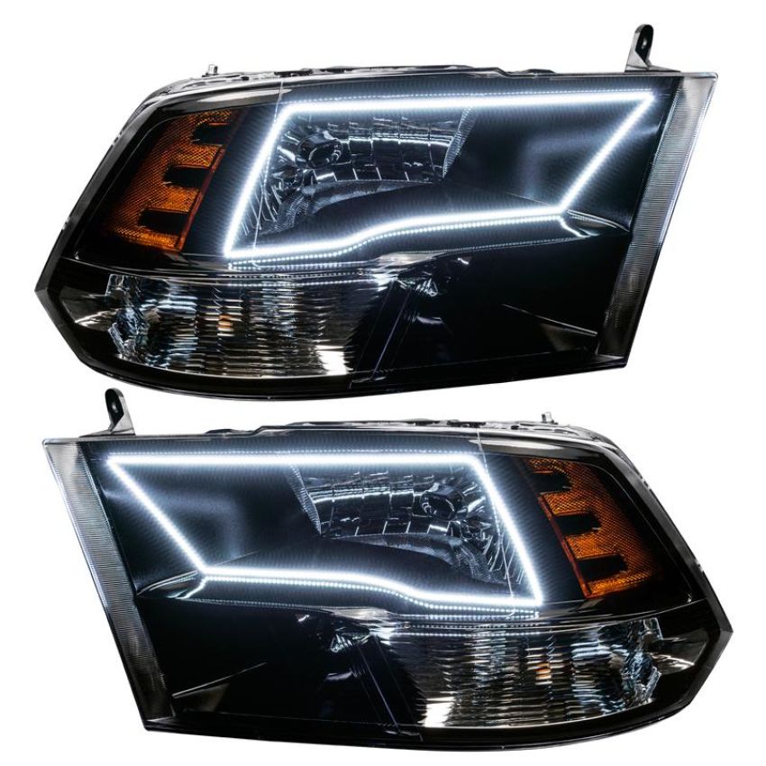 Oracle Lighting 8906-335 Pre-Assembled ColorSHIFT(tm) w/SWITCHBACK Halo Headlights - Black Housing