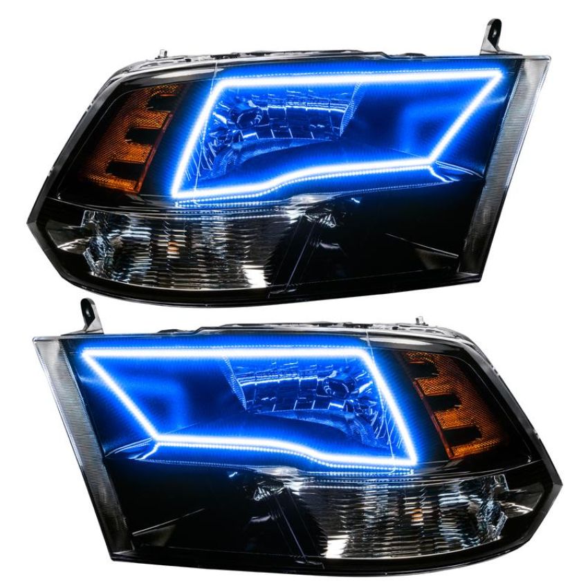 Oracle Lighting 8906-504 Pre-Assembled ColorSHIFT(tm) w/SWITCHBACK Halo Headlights - Black Housing