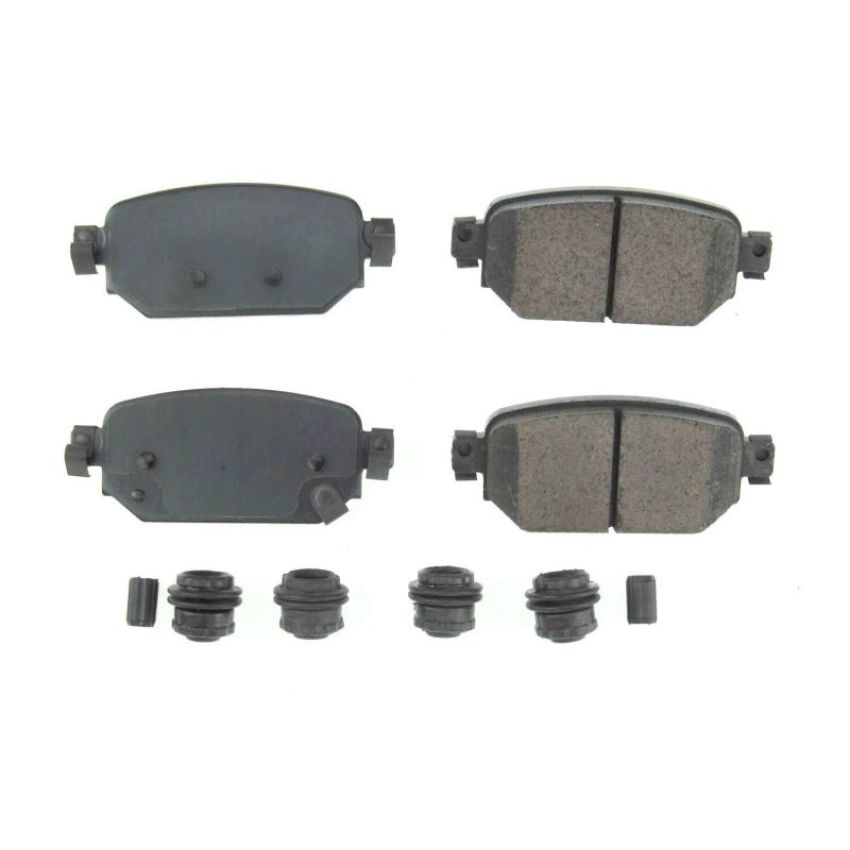 PowerStop 17-2042 PowerStop - Z17 Low-Dust Ceramic Brake Pads with Hardware