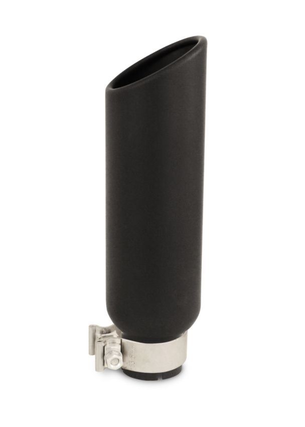 Go Rhino GRT25414B Exhaust Tip - Black - ID 2 1/2in x L 14in x OD 4in