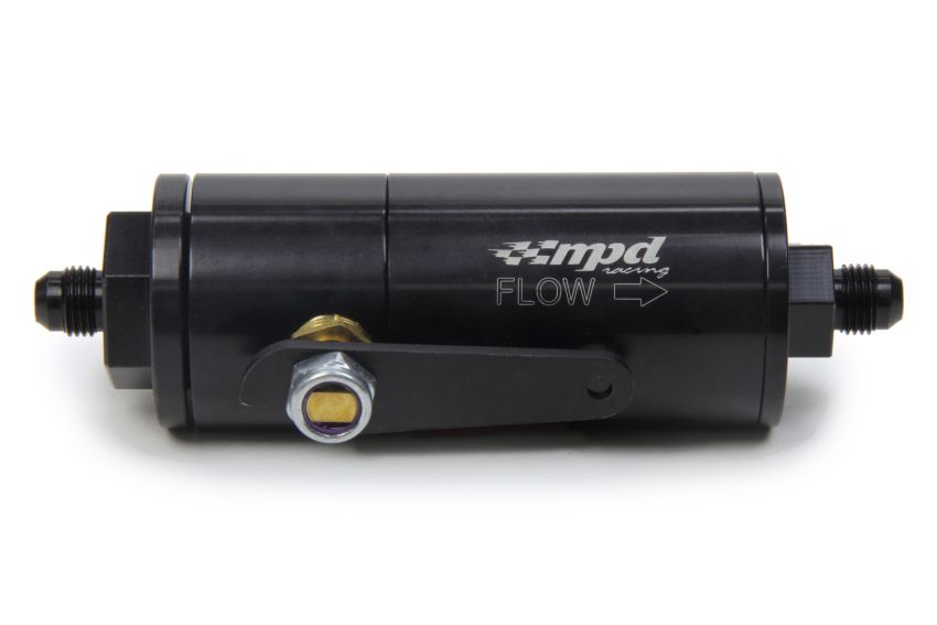 MPD RACING MPD72306 Fuel Filter Short -6 With Shut Off 30 Micron