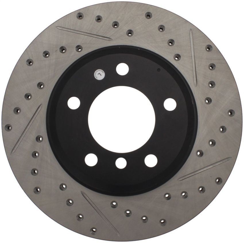 Stoptech 127.34048L Power Slot 01-02 BMW Z3 / 03-09 Z4 / 3 Series Front Left Drilled & Slotted Rotor