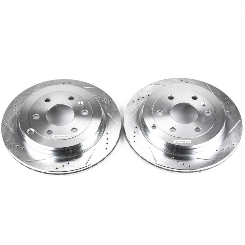 PowerStop AR8675XPR PowerStop Evolution Performance Drilled, Slotted & Plated Brake Rotor Pair