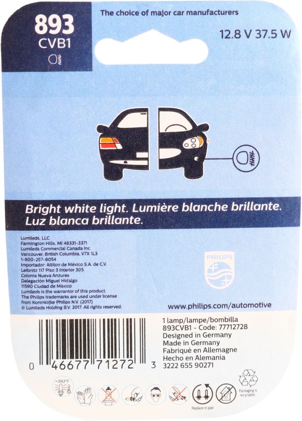 Philips 893CVB1 Philips CrystalVision Fog Light 893