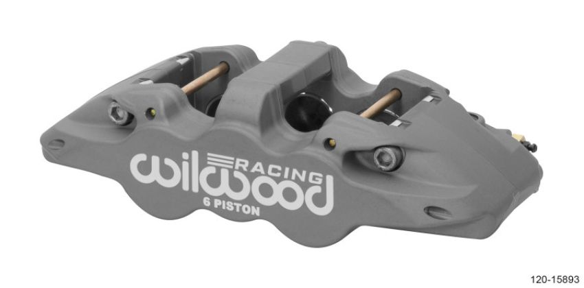 Wilwood 120-15893 Caliper-Aero6-R/H - Black Anodize (.80 Thk Pad) 1.75/1.38/1.38in Pistons .810in Disc