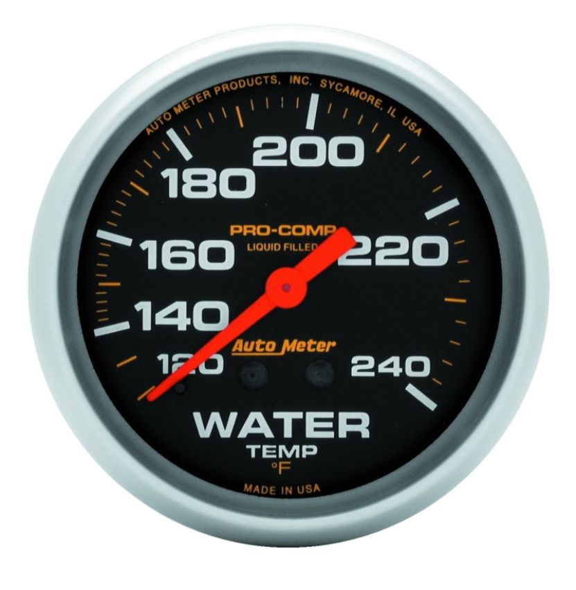 AUTOMETER ATM5433 120-240 Water Temp. Gaug 12' long