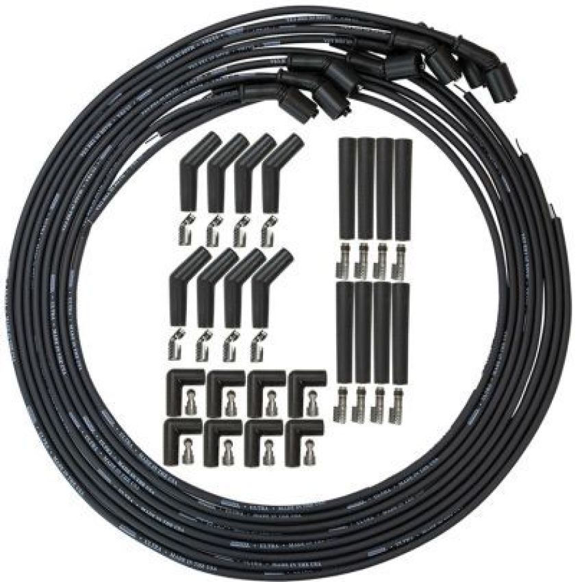 MOROSO MOR73748 Ultra 350 LS/LT Wire Set 8mm Black -Universal