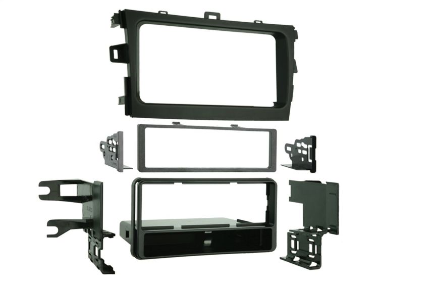 Metra 99-8223 Single DIN Installation Dash Kit for 2009 Toyota Corolla (Black), Quick-release