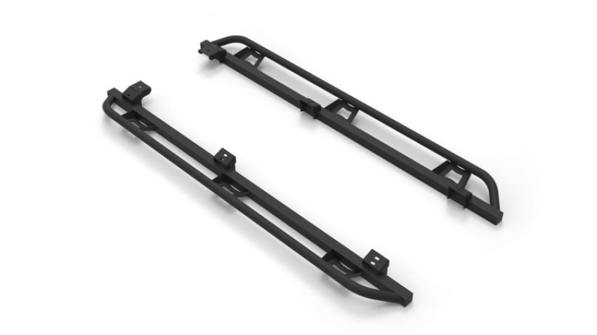 N-Fab TST05CC-TX Trail Slider Steps 05-15 Toyota Tacoma Crew Cab All Beds - SRW - Textured Black