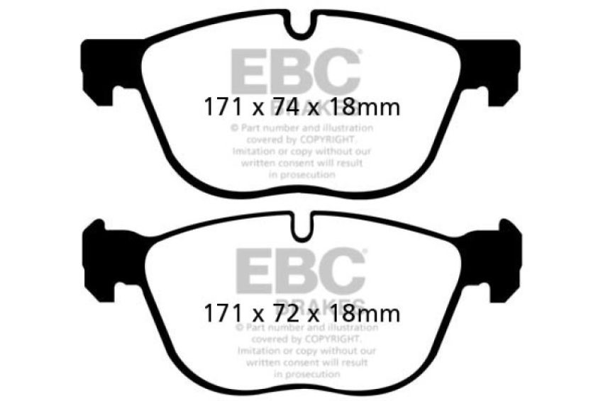 EBC Brakes DP31938C Redstuff Ceramic Low Dust Brake Pads