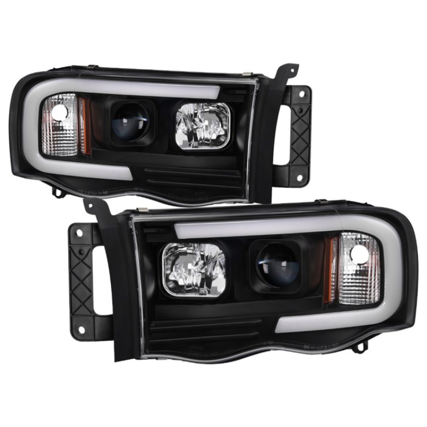 SPYDER 5084606 Light Bar Projector Headlights - Black