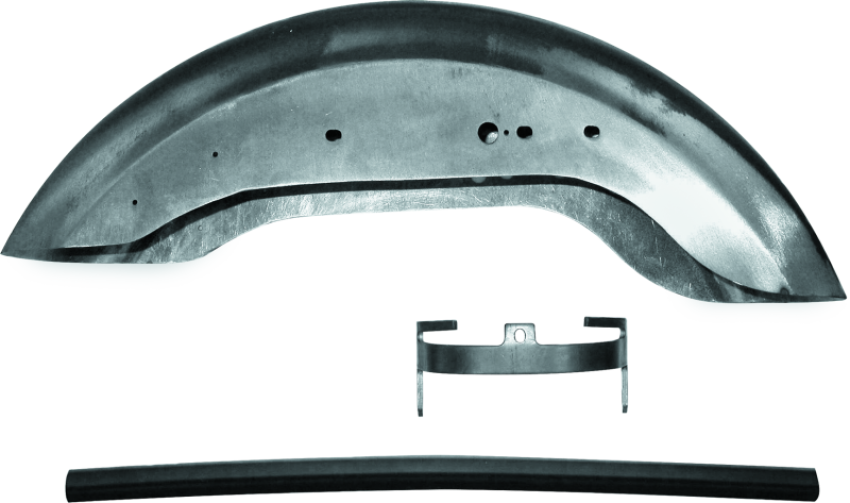 Bikers Choice 482943 04-Up XL Stock Style Raw Rear Fender No ECM Cutout Replaces H-D 59847-04
