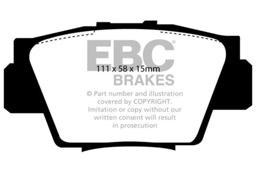 EBC Brakes DP5873NDX Bluestuff NDX Full Race Brake Pads