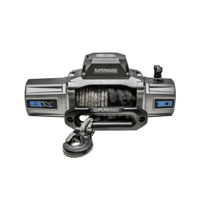 Superwinch 1710201 10000 LBS 12V DC 3/8in x 80ft Synthetic Rope SX 10000 Winch