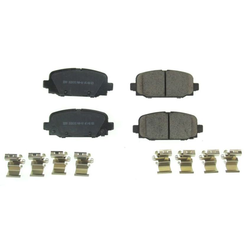 PowerStop 17-2081 PowerStop - Z17 Low-Dust Ceramic Brake Pads with Hardware
