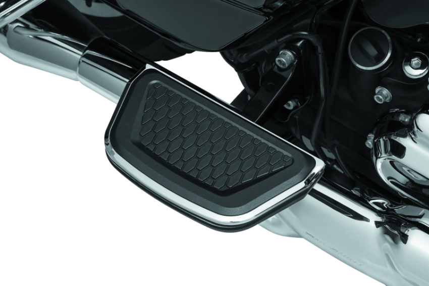 Kuryakyn 5902 Hex Passenger Board Inserts Chrome