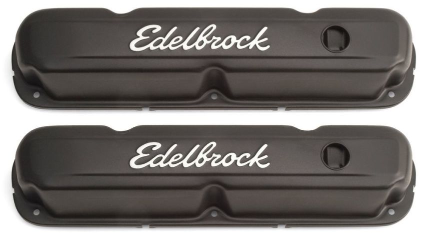 EDELBROCK EDE4473 Signature Series V/C's SBM Black