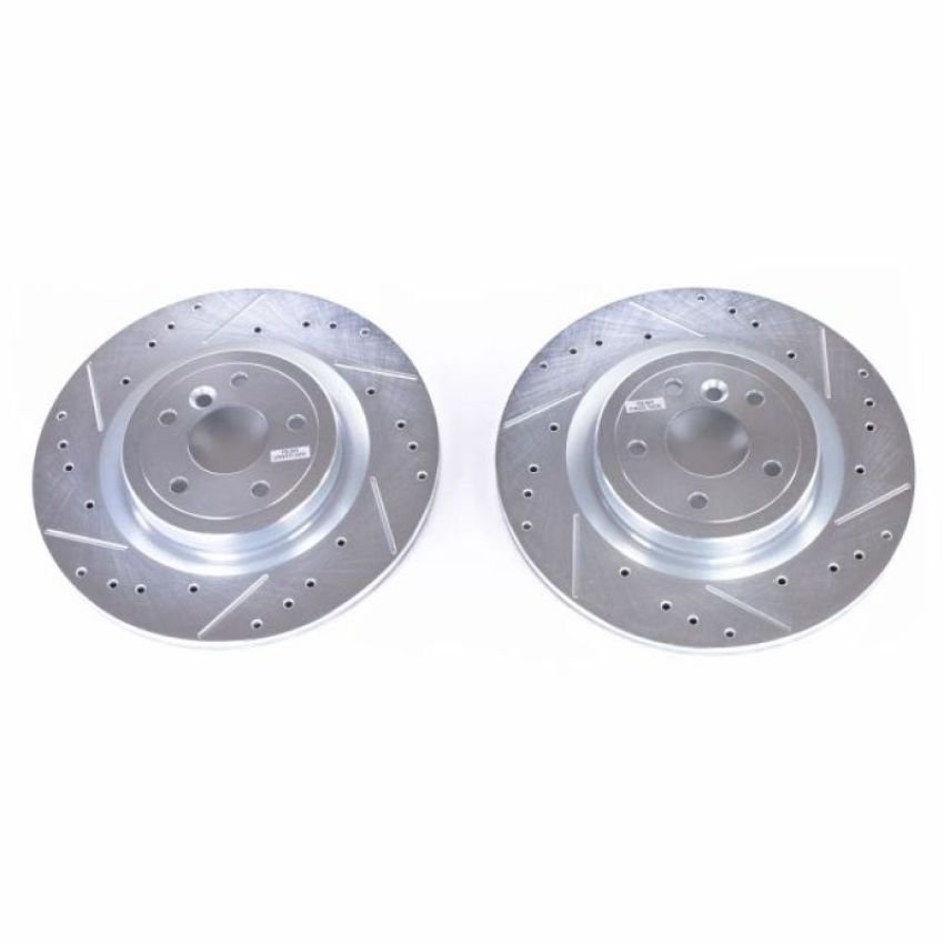 PowerStop EBR1634XPR PowerStop Evolution Performance Drilled, Slotted & Plated Brake Rotor Pair