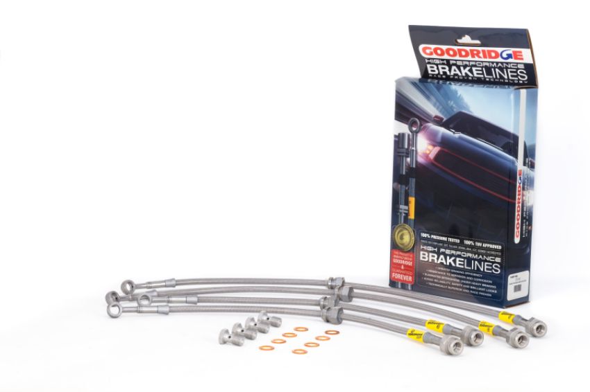 Goodridge 25046 01-03 Mazda Protege 5 / 01-03 Protege (Rear Disc - Inc MP-3/MazdaSpeed) SS Brake Line Kit