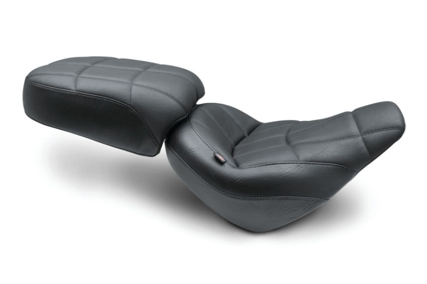 Mustang Motorcycle 75161 Mustang 18-21 Harley Street Bob Standard Touring Passenger Seat Cube - Black