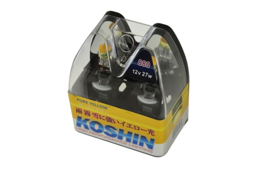 SPYDER 5032980 Xtune Koshin 880 Hyper Yellow Halogen Light Bulbs 12V 27W LB-KO-YELLOW-880YE