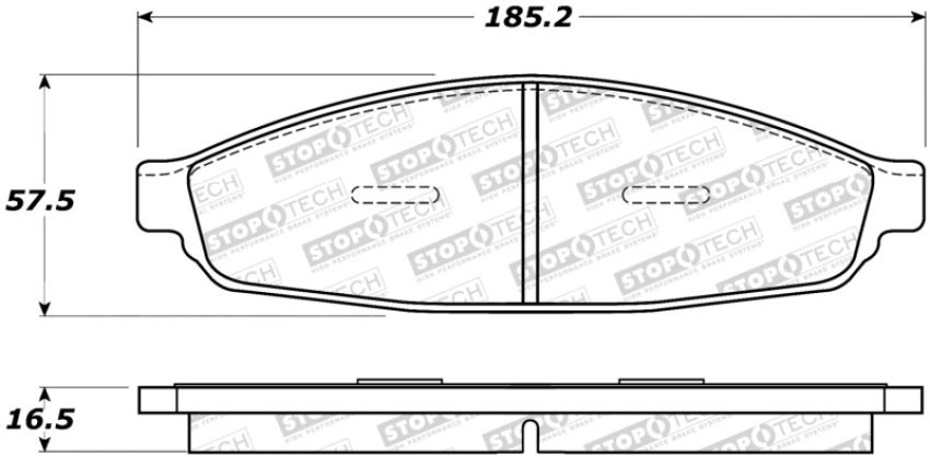 Stoptech 308.09530 Street Brake Pads