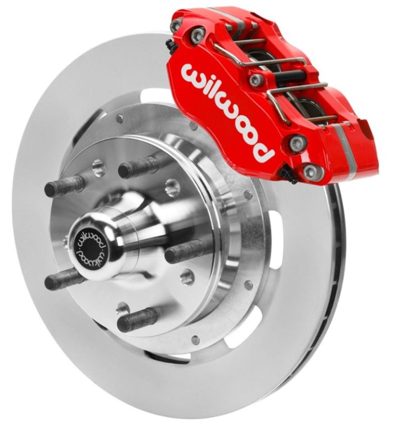 Wilwood 140-15981-R 70-81 FBody/75-79 A&XBody Dynapro Frt Brk Kit 11.75in Rtr Red Caliper Use w/ ProDrop Spindle