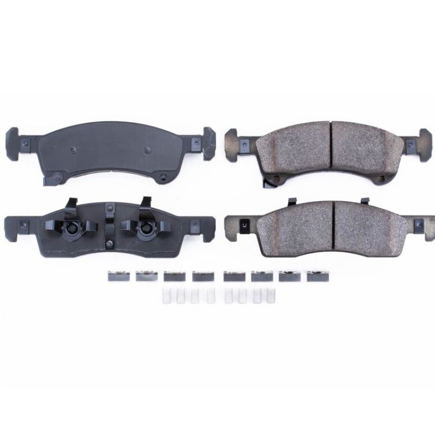PowerStop 17-934 PowerStop - Z17 Low-Dust Ceramic Brake Pads with Hardware