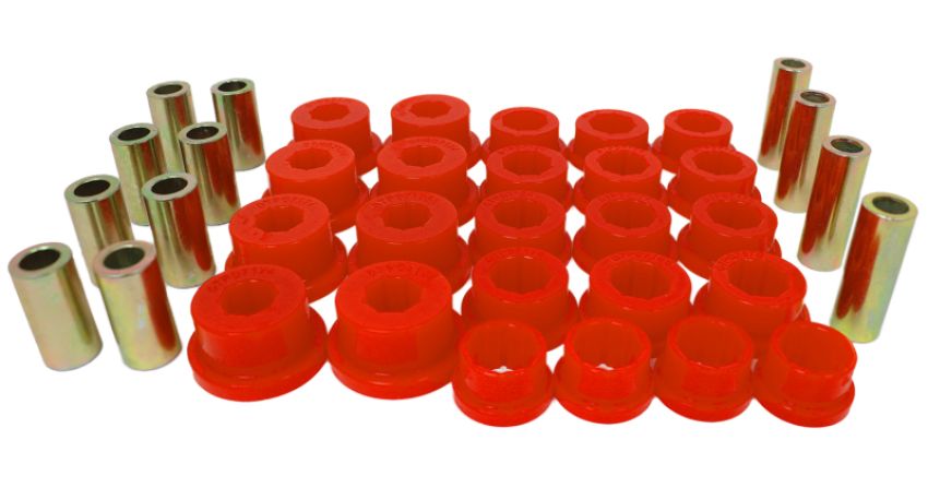 Energy Suspension 02-11 Toyota Camry/Camry Hybrid Rear Control Arm Bushing Set - Red