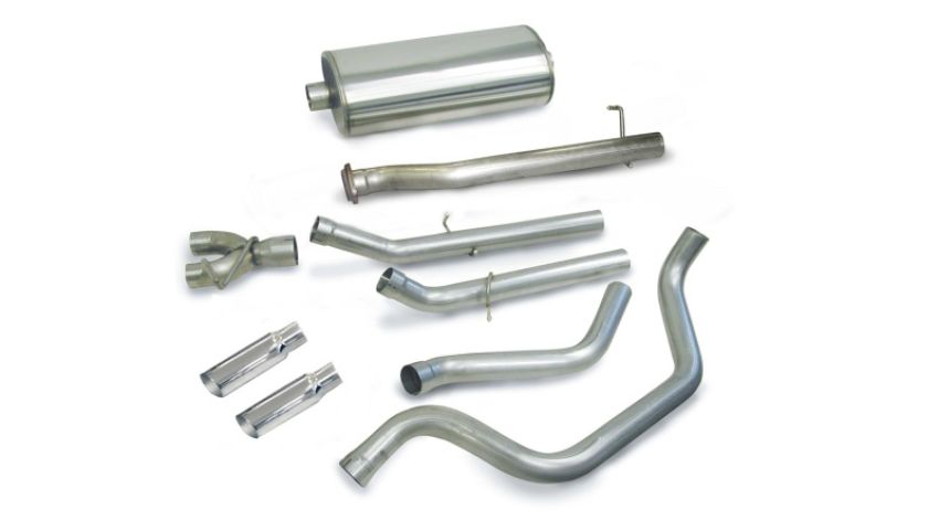 CORSA Performance 24275 Corsa 1999-2007 Chevrolet Silverado Reg. Cab/Long Bed 1500 4.8L V8 Polished Sport Cat-Back Exhaust