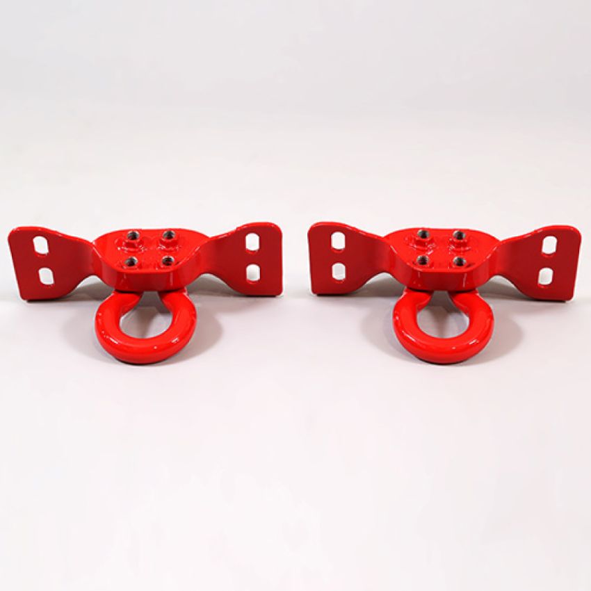 Ford Racing M-18954-SDR 2017-2024 Super Duty Tow Hooks-Pair-Red