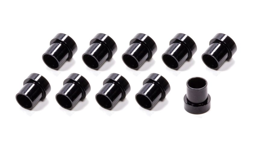 FRAGOLA FRG481904-BL-10 #4 Alum Tube  Sleeves (10pk) Black