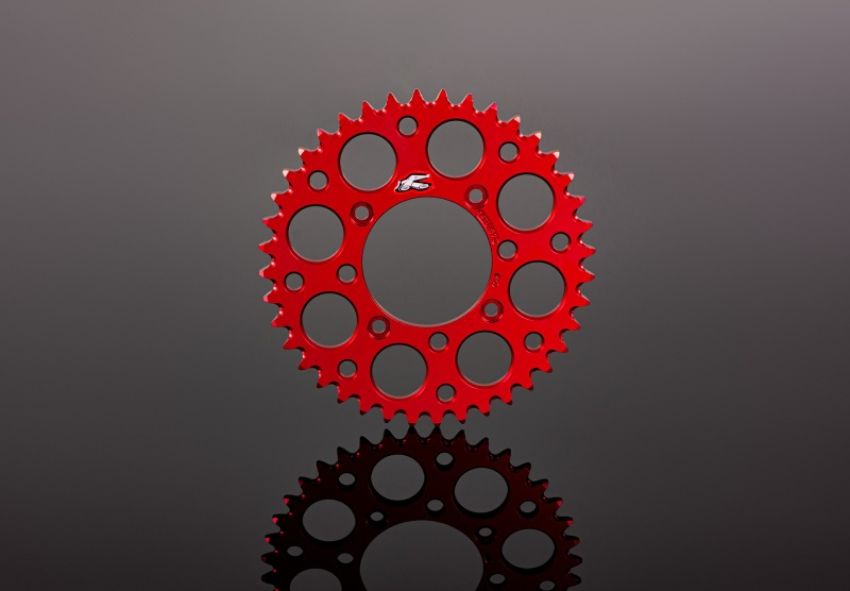Renthal 141U-520-39GPRD 2019 GasGAs TXE Rear Grooved Sprockett - Red 520-39P Teeth