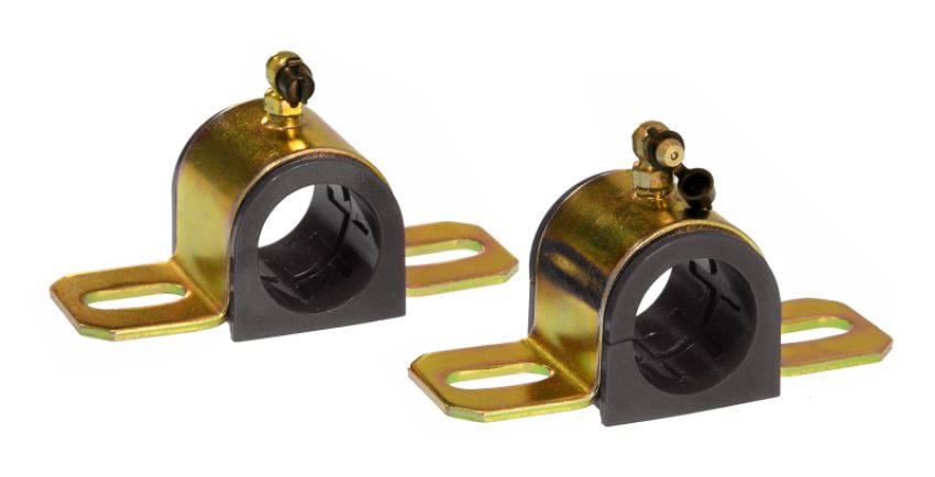 Prothane 19-1220-BL Universal 90 Deg Greasable Sway Bar Bushings - 32MM - Type B Bracket - Black