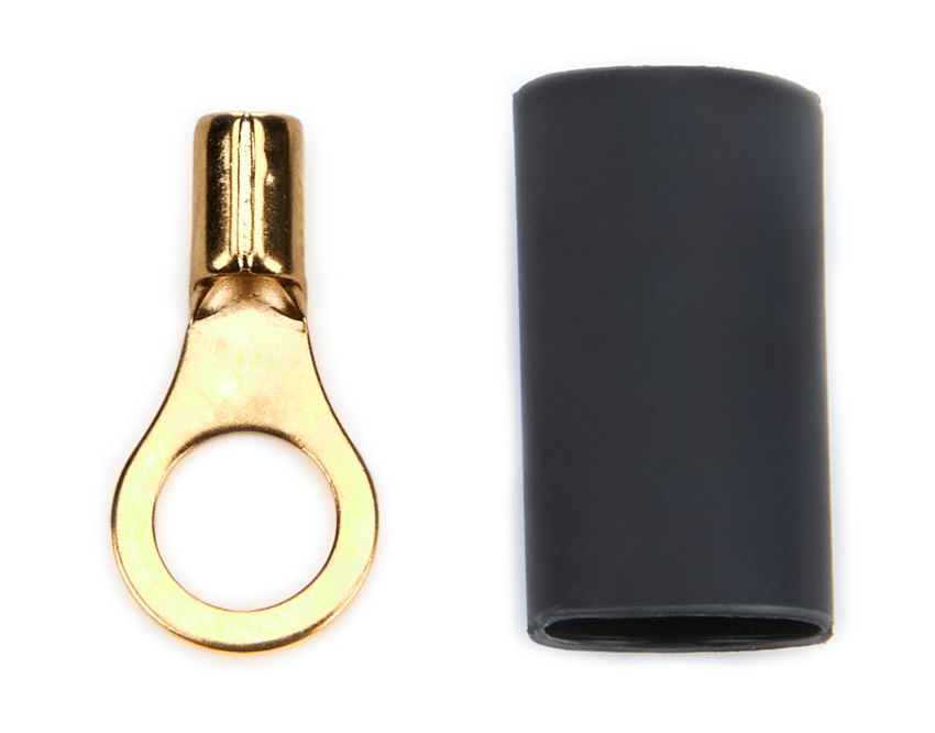 QUICKCAR RACING PRODUCTS QRP57-477 Ring Terminal #10 22-16 GA. Pair w/Heat Shrink
