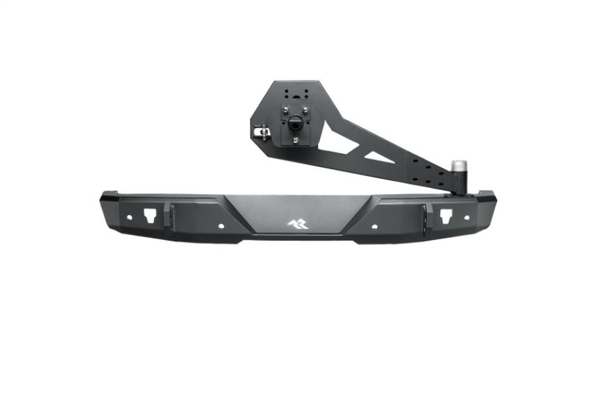 Rugged Ridge 11540.39 18-22 Jeep Wrangler (JL) Rubicon/Spt 2dr HD Rear Bumper w/Swing Out Tire Carrier - Blk
