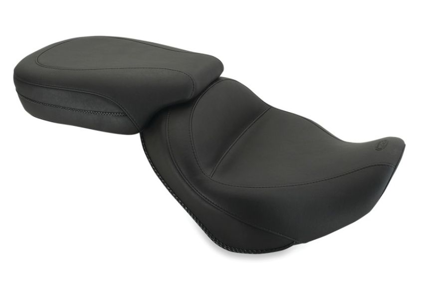 Mustang Motorcycle 76018 Mustang 02-08 Triumph America,03-08 Speedmaster Standard Touring 2PC Seat - Black