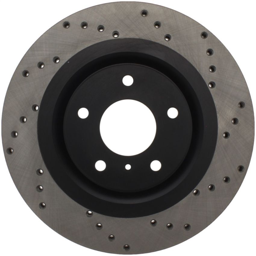 Stoptech 128.42080L 08-09 Infiniti EX35 / 05-08 G35 / 09 G37 / 06-09 M35/M45 Drilled Left Front Rotor
