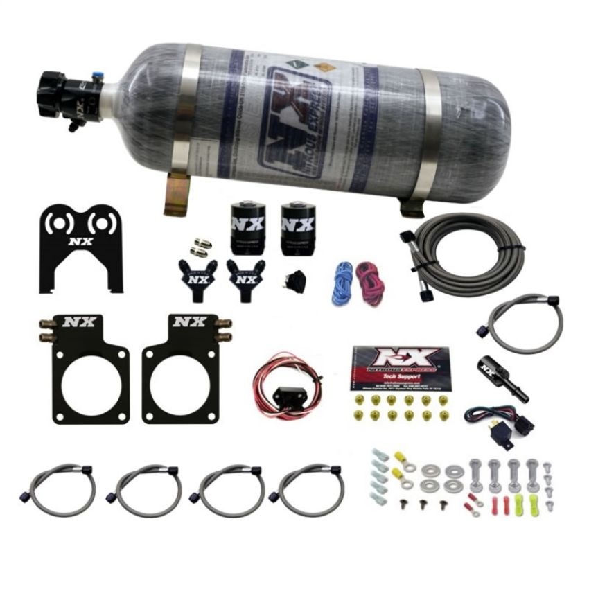 Nitrous Express 20717-12 NISSAN GT-R NITROUS PLATE SYSTEM (35-300HP) W/ COMPOSITE BOTTLE