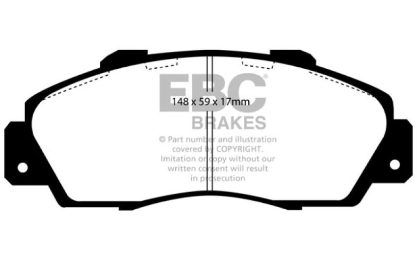 EBC Brakes DP2872 Greenstuff 2000 Series Sport Brake Pads