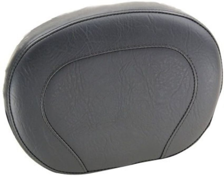 Mustang Motorcycle 76459 Mustang Harley Setback Vintage Sissy Bar Pad Low Medallion Style (12 inch x 9 inch) - Black