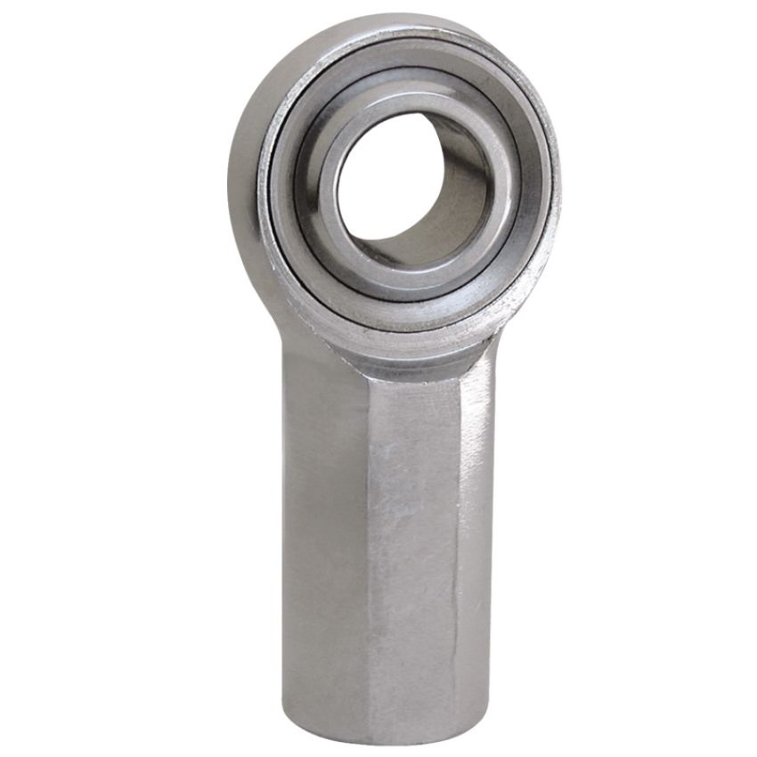 QA1 KFL8 K Series 3-Pc Rod End - Female/Left Hand - .5in Bore x 1/2-20 - Carbon Steel