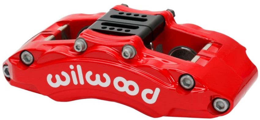 Wilwood 120-14851-RD Caliper - AT6 Lug Mount Red 1.75in/1.38in/1.38in Piston .75in Rotor - Left Side