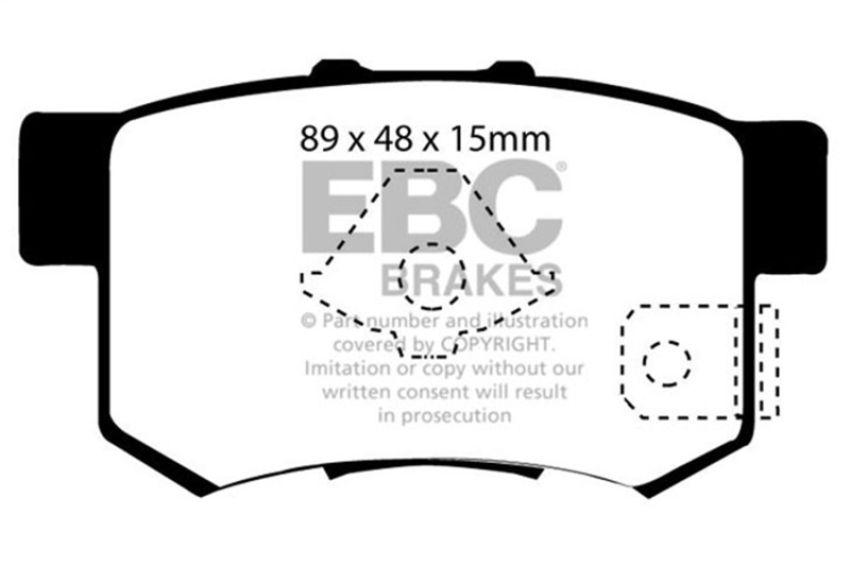 EBC Brakes DP51193/2NDX Bluestuff NDX Full Race Brake Pads
