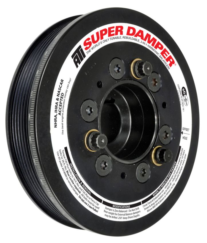 ATI ATI918562 Damper - 6.78in - Alum - 6 Grv - Toyota Supra - 94-98 - JZ80 - 15 Percent OD - Req gatK06077