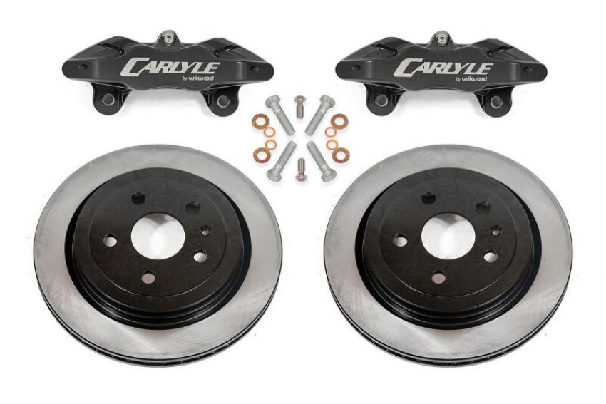 BMR Suspension DBK570 BMR 14-19 Chevrolet Corvette C7 Brake Kit For 15in Conversion Solid Rotors Black Calipers