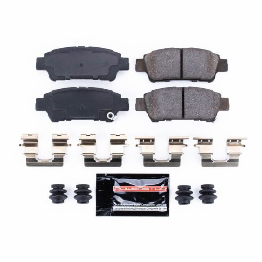 PowerStop Z23-995 PowerStop - Z23 Daily Driver Carbon-Fiber Ceramic Brake Pads with Hardware Kit